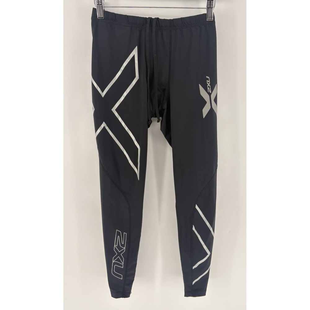 2XU Elite Compression Pants Men Medium Black Tights Athletic Gym